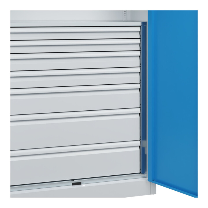 C+P Armoire lourde Acurado Pro 1950 x 1000 x 500 mm 7035/5012