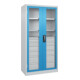 C+P Armoire lourde Acurado Pro 1950 x 1000 x 500 mm 7035/5012