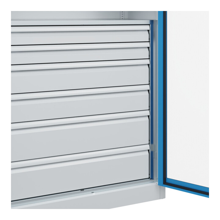C+P Armoire lourde Acurado Pro 1950 x 1000 x 500 mm 7035/5012