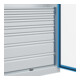 C+P Armoire lourde Acurado Pro 1950 x 1000 x 500 mm 7035/5012