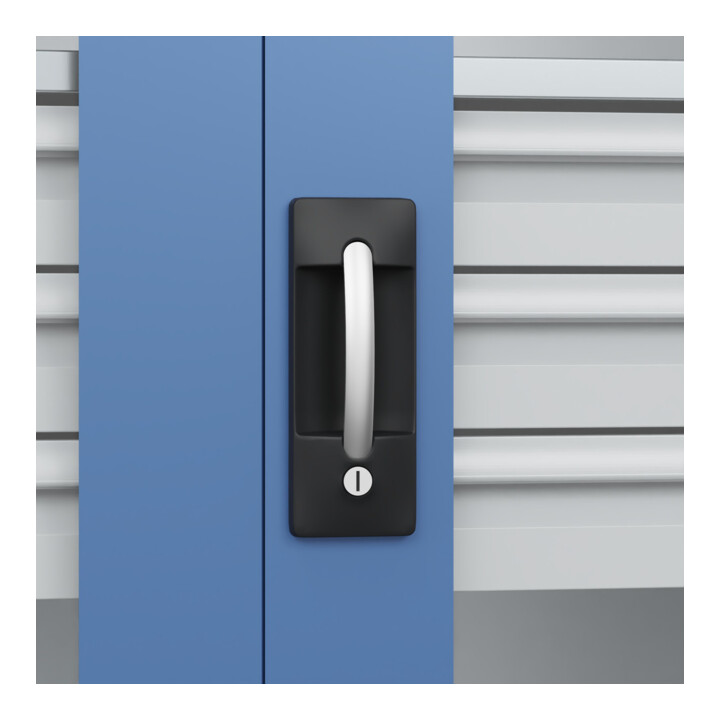 C+P Armoire lourde Acurado Pro 1950 x 1000 x 500 mm 7035/5023