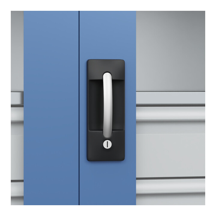 C+P Armoire lourde Acurado Pro 1950 x 1000 x 500 mm 7035/5023