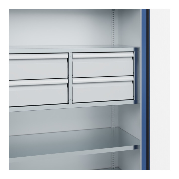 C+P Armoire lourde Acurado Pro 1950 x 1000 x 500 mm 7035/5023
