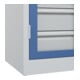 C+P Armoire lourde Acurado Pro 1950 x 1000 x 500 mm 7035/5023