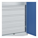 C+P Armoire lourde Acurado Pro 1950 x 1000 x 500 mm 7035/5023