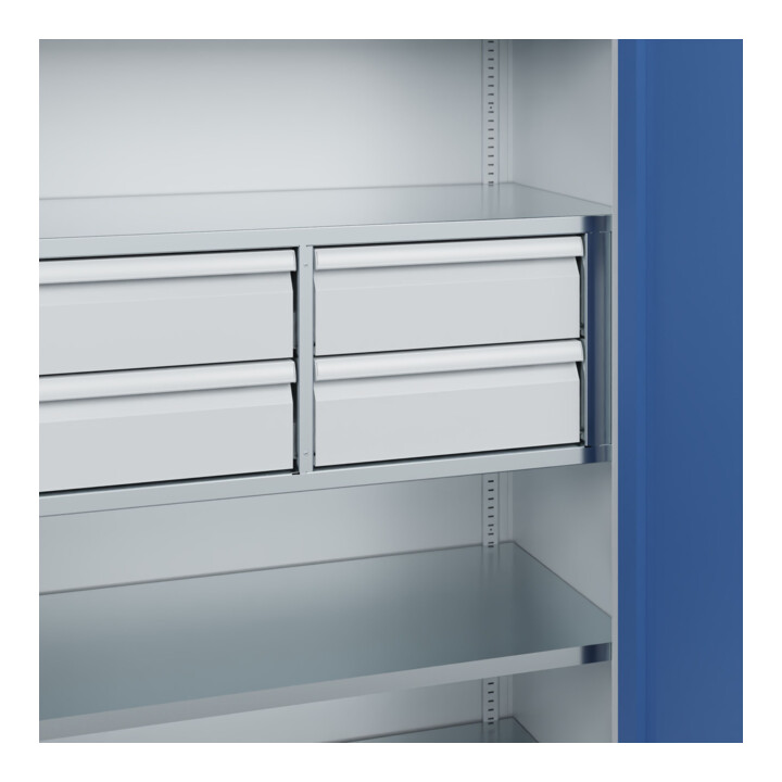C+P Armoire lourde Acurado Pro 1950 x 1000 x 500 mm 7035/5023