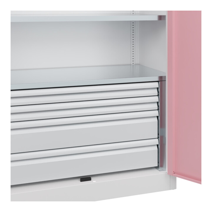 C+P Armoire lourde Acurado Pro 1950 x 1000 x 500 mm 9016/3015