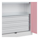 C+P Armoire lourde Acurado Pro 1950 x 1000 x 500 mm 9016/3015