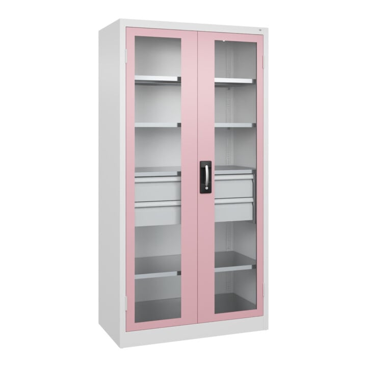 C+P Armoire lourde Acurado Pro 1950 x 1000 x 500 mm 9016/3015