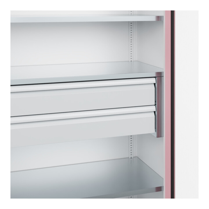 C+P Armoire lourde Acurado Pro 1950 x 1000 x 500 mm 9016/3015