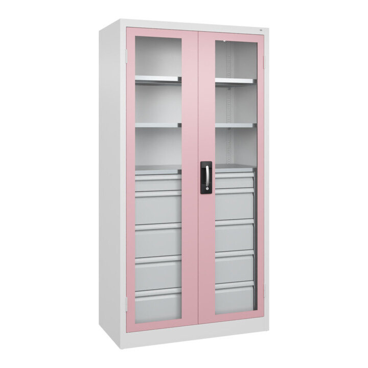 C+P Armoire lourde Acurado Pro 1950 x 1000 x 500 mm 9016/3015