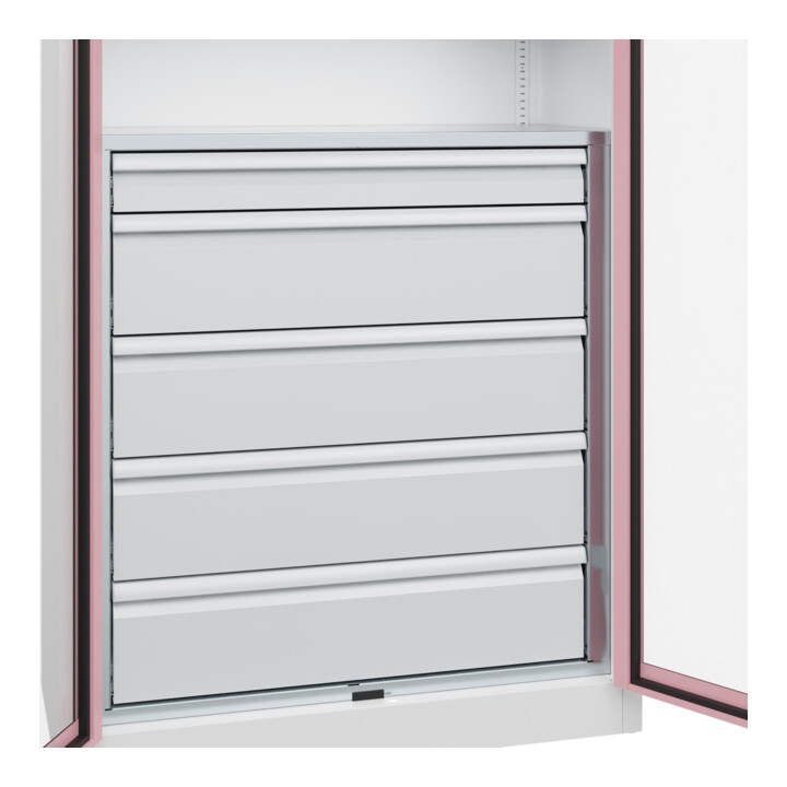 C+P Armoire lourde Acurado Pro 1950 x 1000 x 500 mm 9016/3015