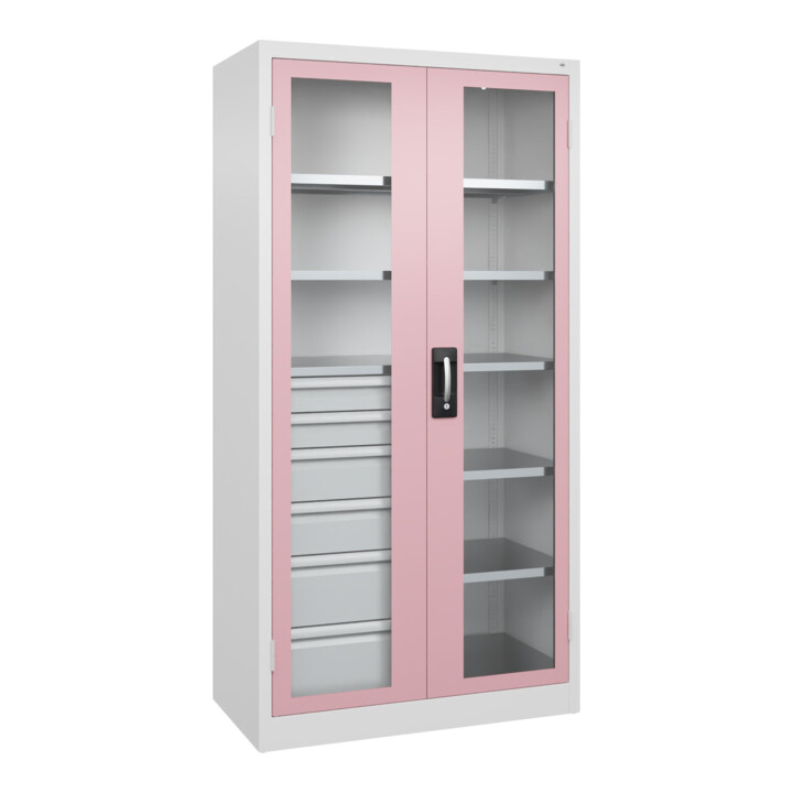 C+P Armoire lourde Acurado Pro 1950 x 1000 x 500 mm 9016/3015