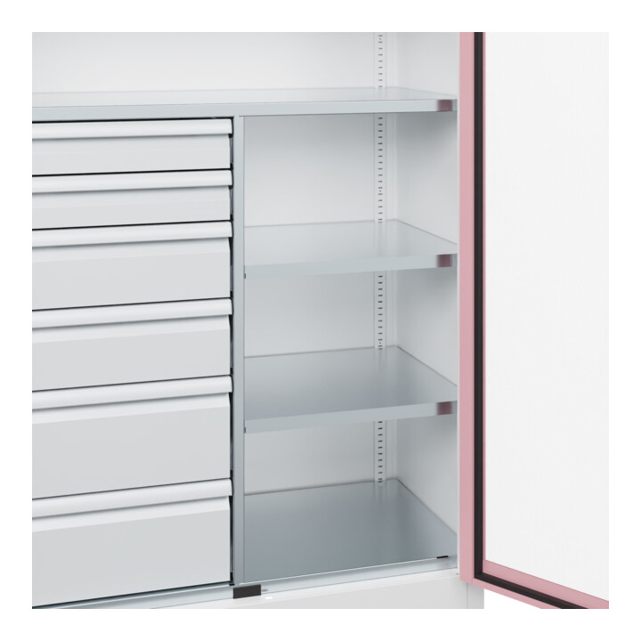 C+P Armoire lourde Acurado Pro 1950 x 1000 x 500 mm 9016/3015