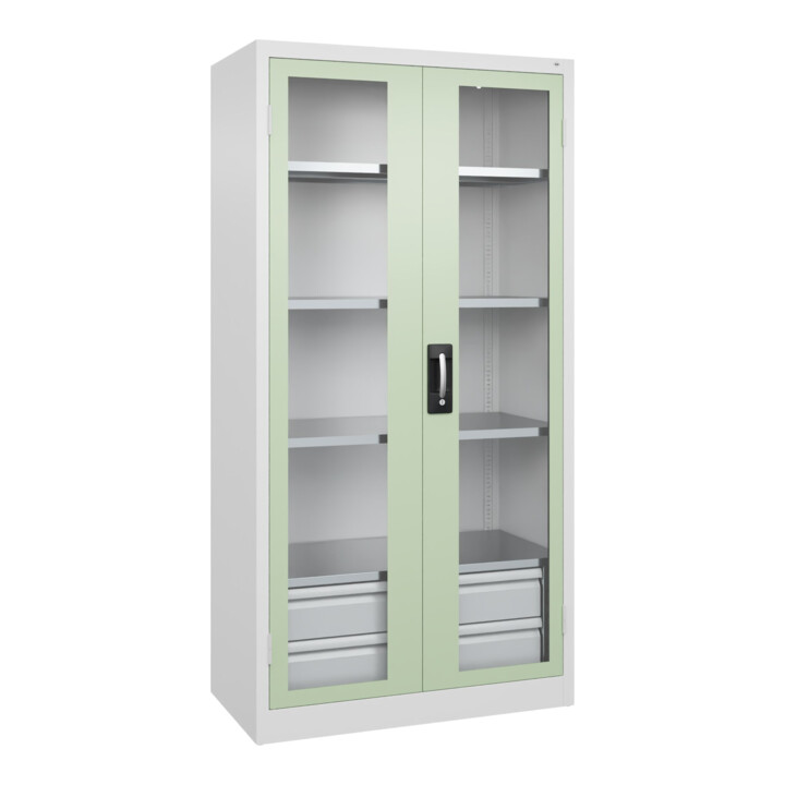 C+P Armoire lourde Acurado Pro 1950 x 1000 x 500 mm 9016/6019