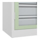 C+P Armoire lourde Acurado Pro 1950 x 1000 x 500 mm 9016/6019