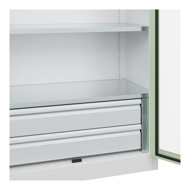 C+P Armoire lourde Acurado Pro 1950 x 1000 x 500 mm 9016/6019