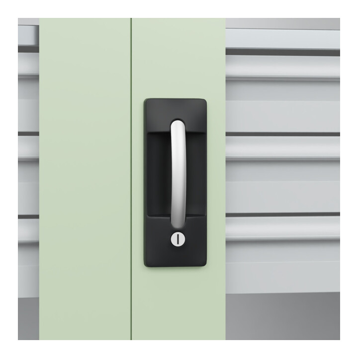 C+P Armoire lourde Acurado Pro 1950 x 1000 x 500 mm 9016/6019