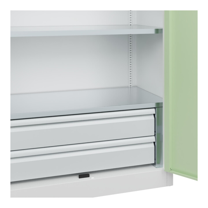 C+P Armoire lourde Acurado Pro 1950 x 1000 x 500 mm 9016/6019
