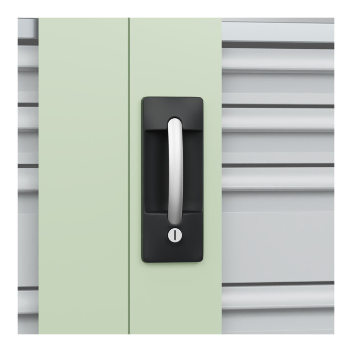 C+P Armoire lourde Acurado Pro 1950 x 1000 x 500 mm 9016/6019