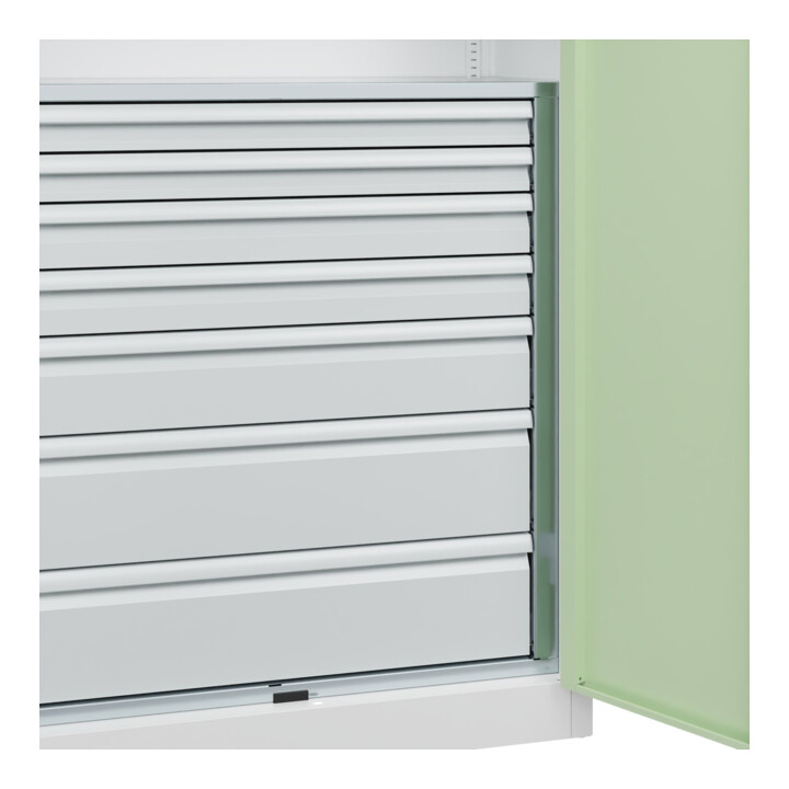 C+P Armoire lourde Acurado Pro 1950 x 1000 x 500 mm 9016/6019