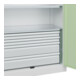 C+P Armoire lourde Acurado Pro 1950 x 1000 x 500 mm 9016/6019