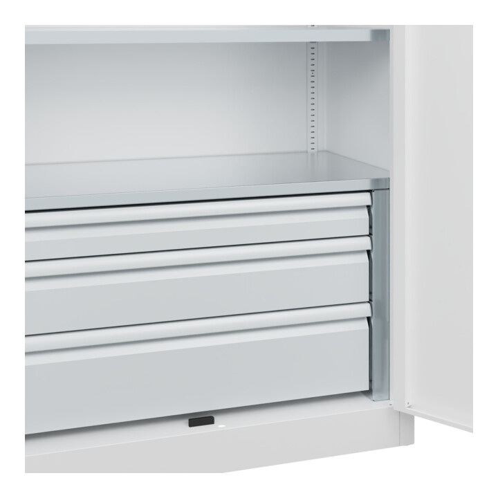 C+P Armoire lourde Acurado Pro 1950 × 1000 × 500 mm 9016/9016