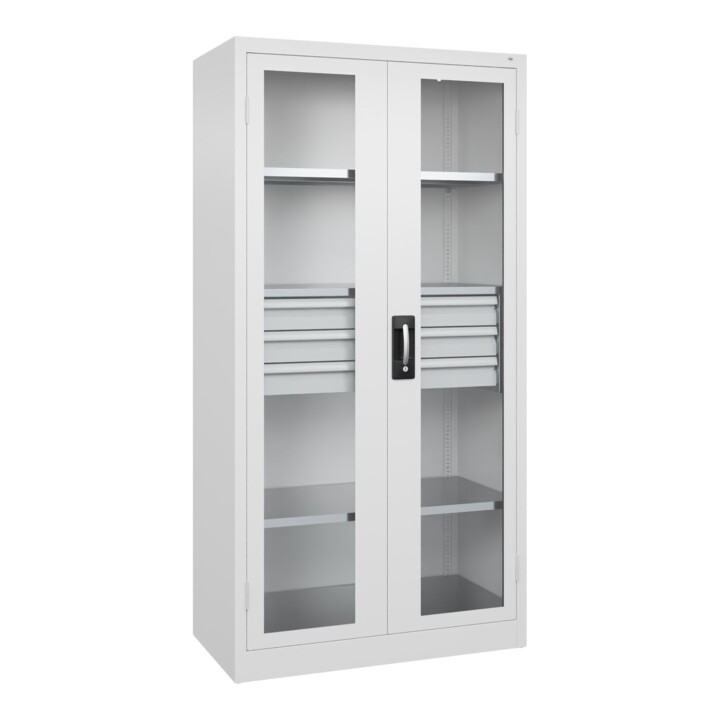 C+P Armoire lourde Acurado Pro 1950 × 1000 × 500 mm 9016/9016