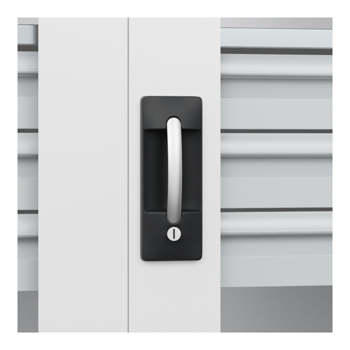 C+P Armoire lourde Acurado Pro 1950 × 1000 × 500 mm 9016/9016