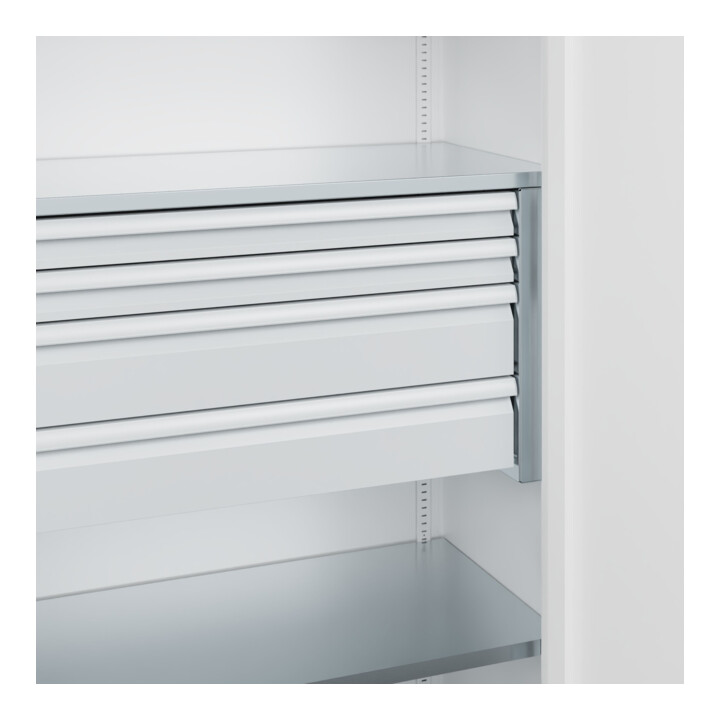 C+P Armoire lourde Acurado Pro 1950 × 1000 × 500 mm 9016/9016
