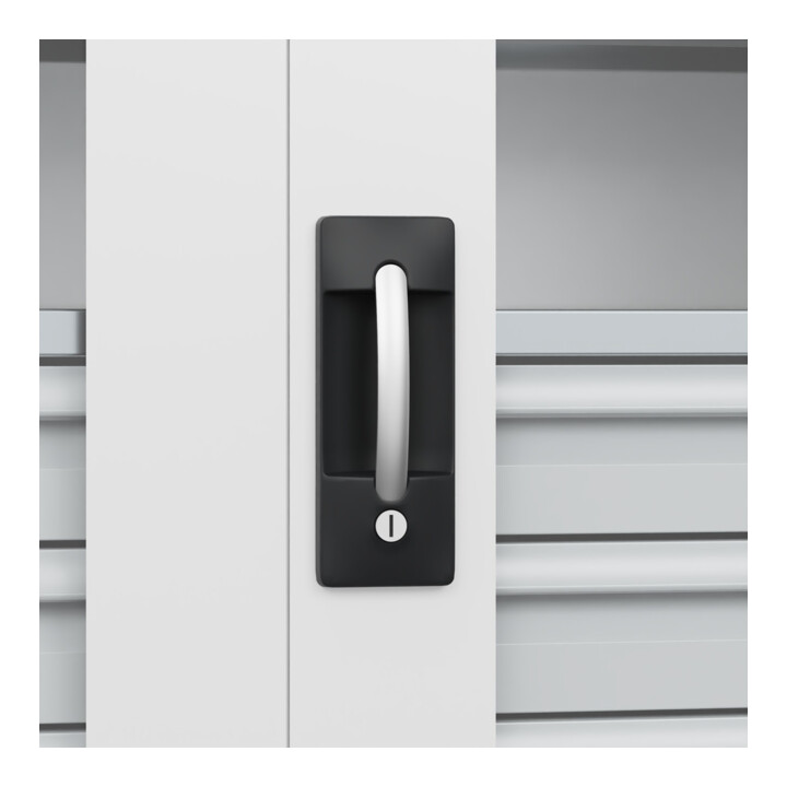 C+P Armoire lourde Acurado Pro 1950 × 1000 × 500 mm 9016/9016