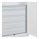 C+P Armoire lourde Acurado Pro 1950 × 1000 × 500 mm 9016/9016