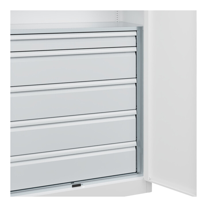 C+P Armoire lourde Acurado Pro 1950 × 1000 × 500 mm 9016/9016