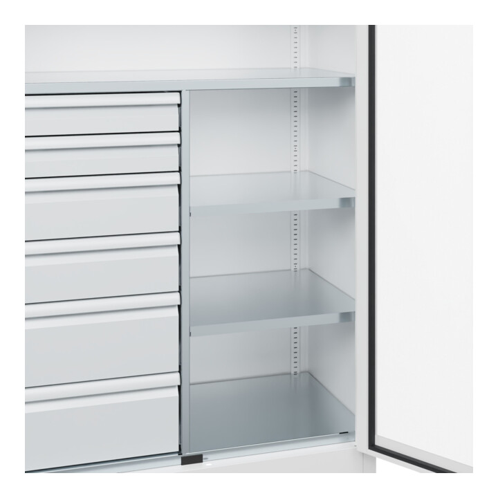 C+P Armoire lourde Acurado Pro 1950 × 1000 × 500 mm 9016/9016