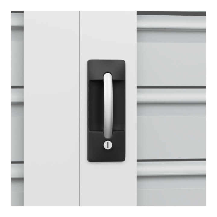 C+P Armoire lourde Acurado Pro 1950 x 1000 x 500 mm blanc