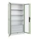 C+P Armoire lourde Acurado Pro 1950 x 1000 x 500 mm blanc/blanc-vert