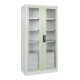 C+P Armoire lourde Acurado Pro 1950 x 1000 x 500 mm blanc/blanc-vert