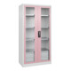 C+P Armoire lourde Acurado Pro 1950 x 1000 x 500 mm blanc/rose