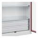 C+P Armoire lourde Acurado Pro 1950 x 1000 x 500 mm blanc/rose