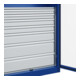 C+P Armoire lourde Acurado Pro 1950 x 1000 x 500 mm bleu
