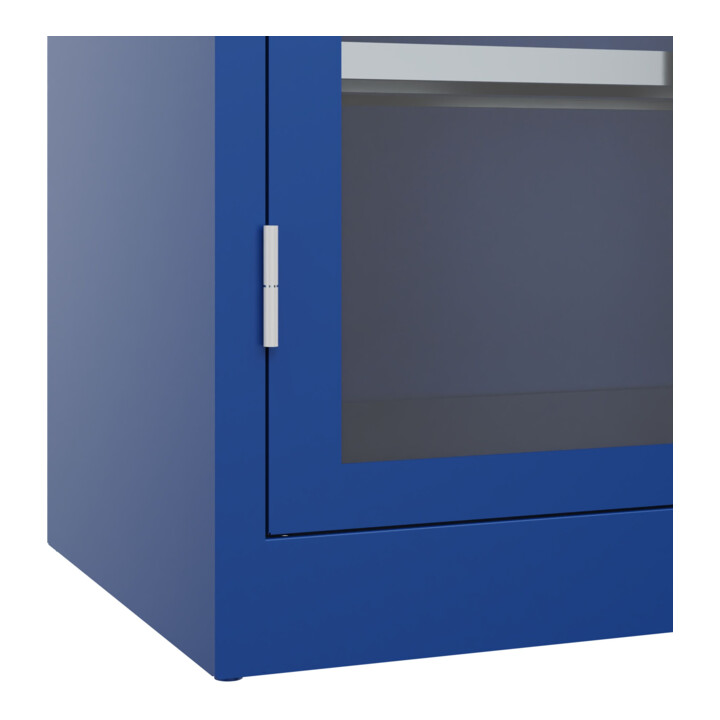 C+P Armoire lourde Acurado Pro 1950 x 1000 x 500 mm bleu