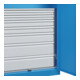 C+P Armoire lourde Acurado Pro 1950 x 1000 x 500 mm bleu
