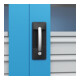 C+P Armoire lourde Acurado Pro 1950 x 1000 x 500 mm bleu