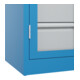 C+P Armoire lourde Acurado Pro 1950 x 1000 x 500 mm bleu