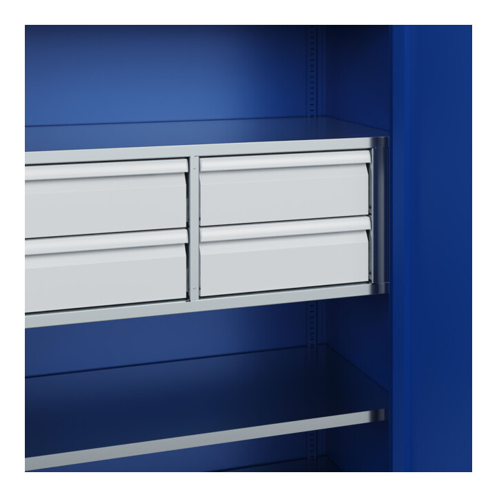 C+P Armoire lourde Acurado Pro 1950 × 1000 × 500 mm bleu