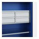 C+P Armoire lourde Acurado Pro 1950 x 1000 x 500 mm bleu