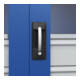 C+P Armoire lourde Acurado Pro 1950 x 1000 x 500 mm bleu