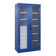 C+P Armoire lourde Acurado Pro 1950 × 1000 × 500 mm bleu