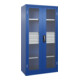 C+P Armoire lourde Acurado Pro 1950 x 1000 x 500 mm bleu gentiane