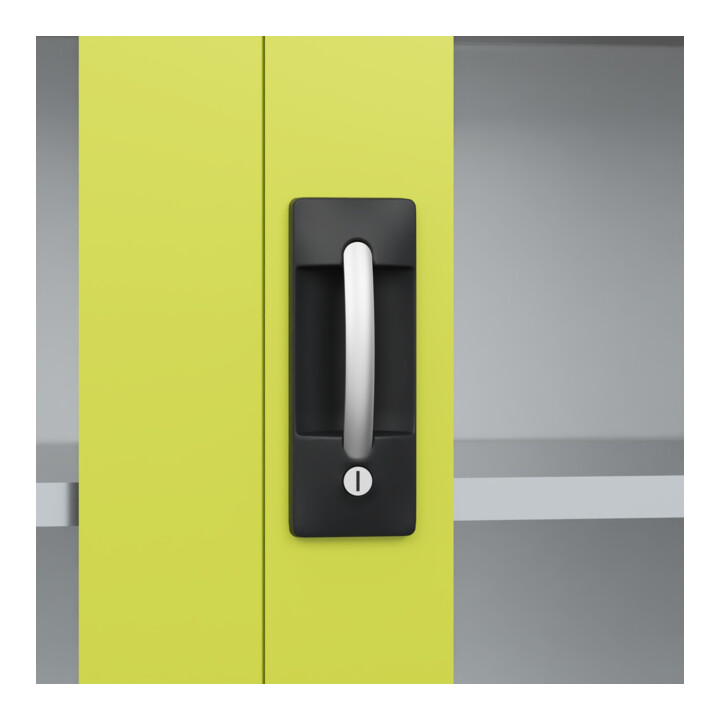 C+P Armoire lourde Acurado Pro 1950 x 1000 x 500 mm gris